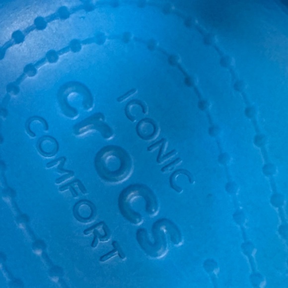 Crocs Baya Kids Cobalt Blue Clogs Slip On Sandals Junior 3 J3 - Picture 5 of 8